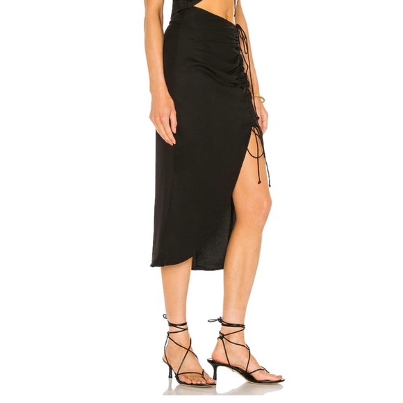 NBD Laraya Midi Skirt in Black Size Medium - Picture 11 of 13